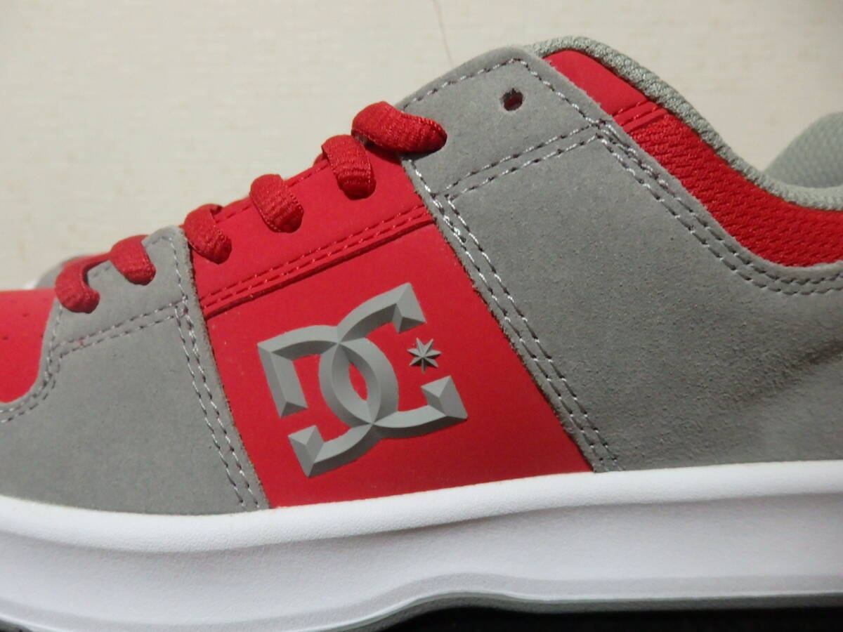  即決☆レア！限定！♪新品未使用 DC SHOES ＤＣシューズ スニーカー LYNX ZERO 27.0cm グレー レッド_画像2