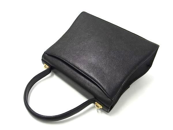 1円～ 美品 GIVENCHY ジバンシィ レザー 2WAY クロスボディ ワンハンドル ハンドバッグ ショルダーバッグ レディース ブラック系 黒系の画像2