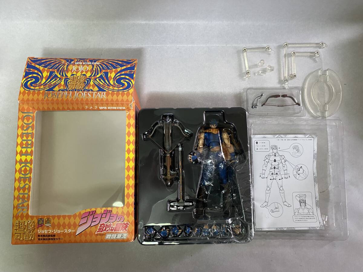 63　開封品　箱破れ　ジョジョ　JOJO　ジョセフ　フィギュア　超像可動　SAS　メディコス　MEDICOS　ジョセフジョースター_画像2