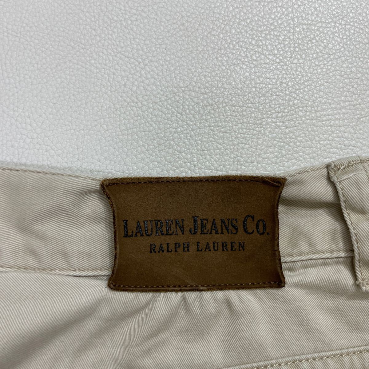 58 LAUREN JEANS low Len jeans RALPH LAUREN Ralph Lauren cropped pants chino pants large size 12 lady's 40409U