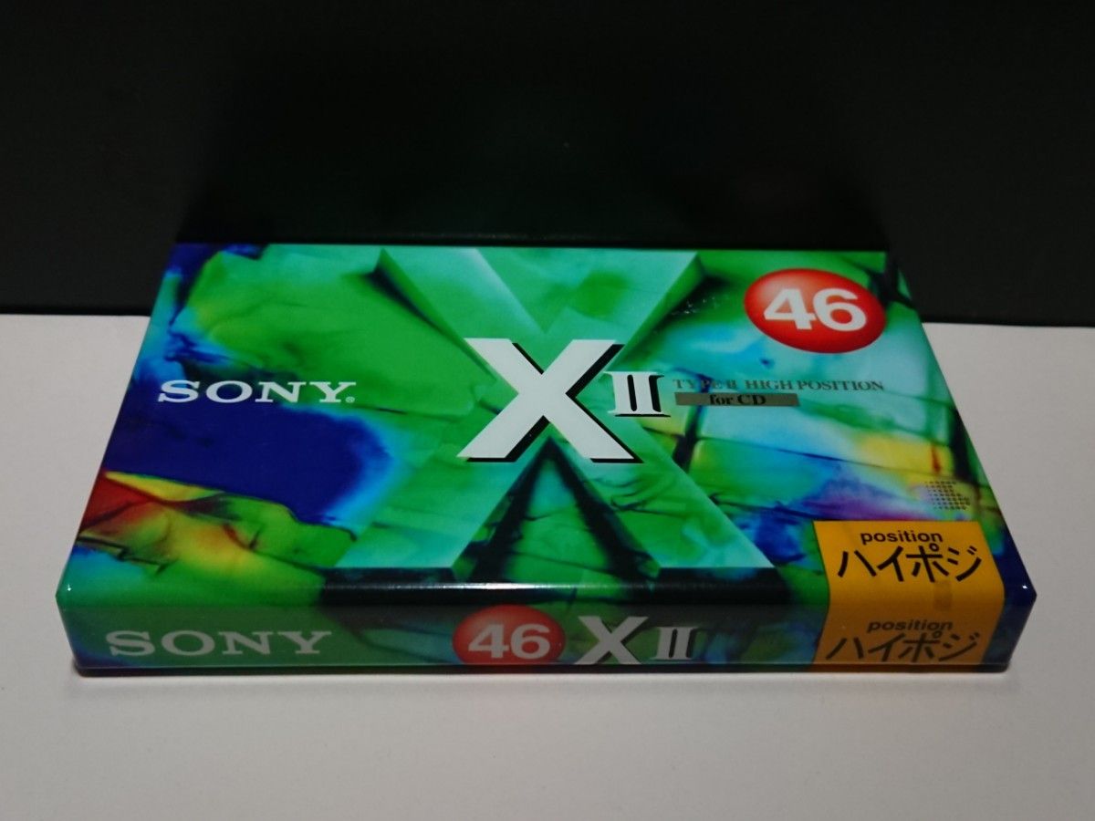 【SEALED 未開封】SONY ソニー X2 XII 46分 ハイポジ カセットテープ Type2 CASSETTE TAPE