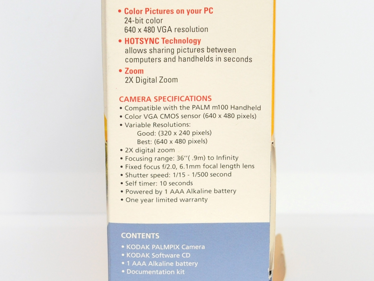 ≡ Kodak 「 PalmPix Camera 」 パーム m100 用 カメラ ★ コダック アクセサリ オプション レア