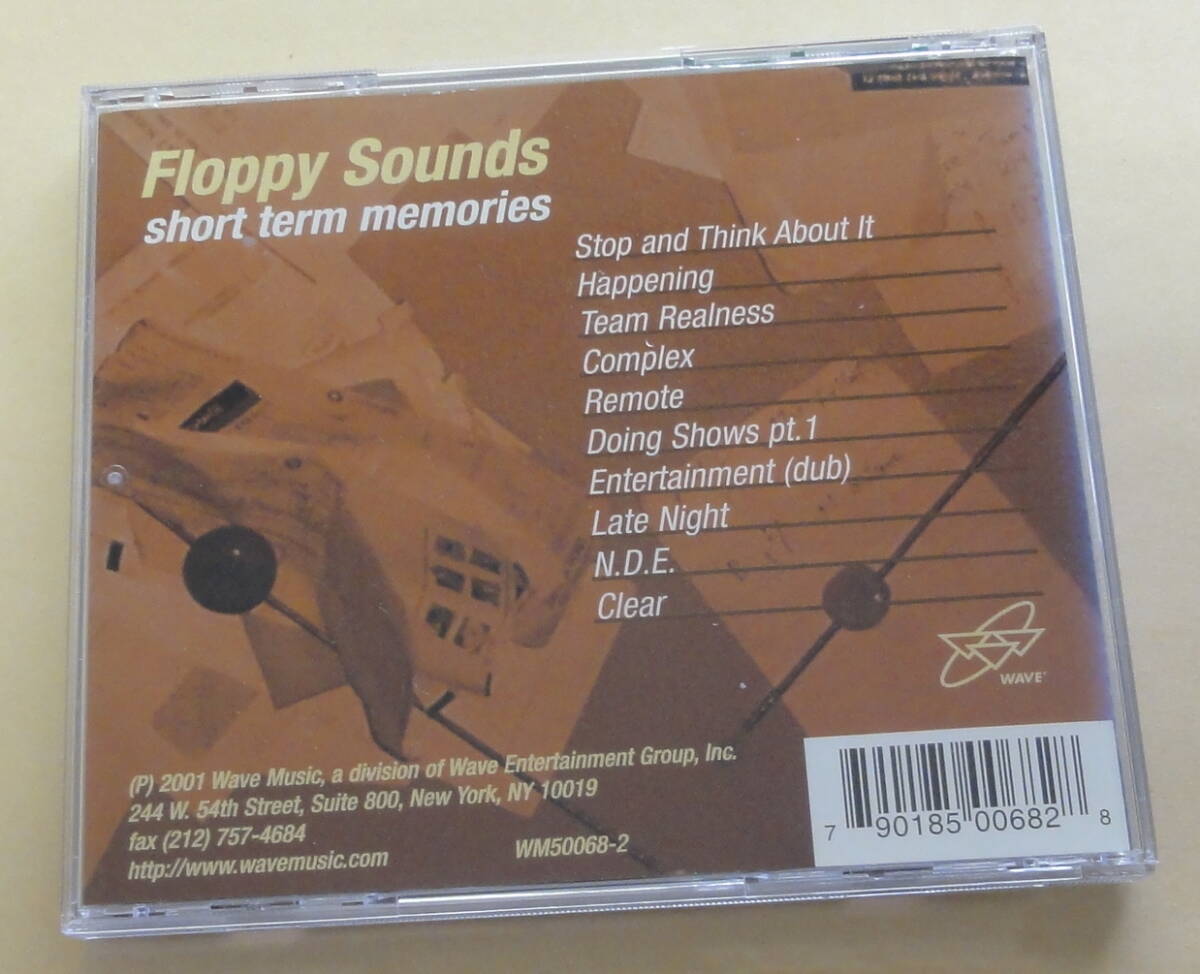Floppy Sounds / Short Term Memories CD 　Rob Rives Wave Music Deep House Tech House ディープハウス_画像2