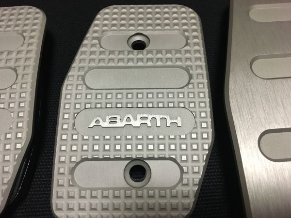  abarth original aluminum pedal set (RHD-MT for )ABARTH 595 695 Fiat 500 right steering wheel for MT manual 