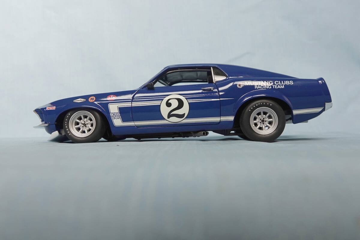 1/18 GMP/Welly 1969 Ford Trans-Am Mustang BOSS 302 #2　中古品_画像1
