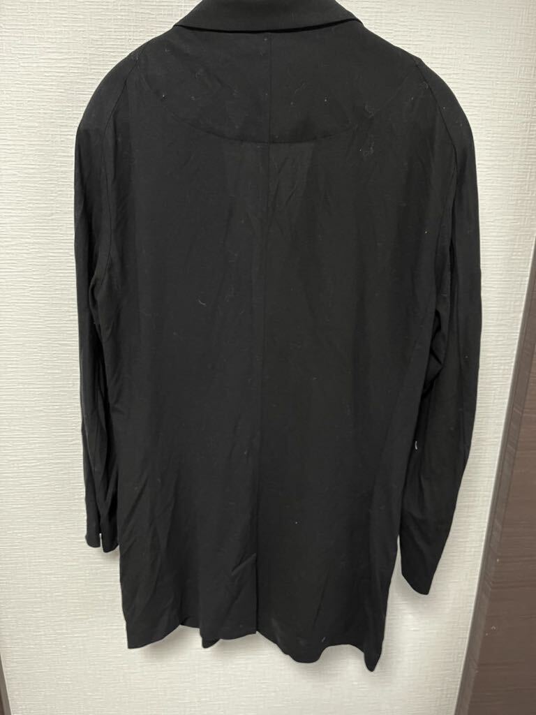 ブレザー ジャケット 黒 ヨージヤマモト Yohji Yamamoto 古着 サイズ3の画像6