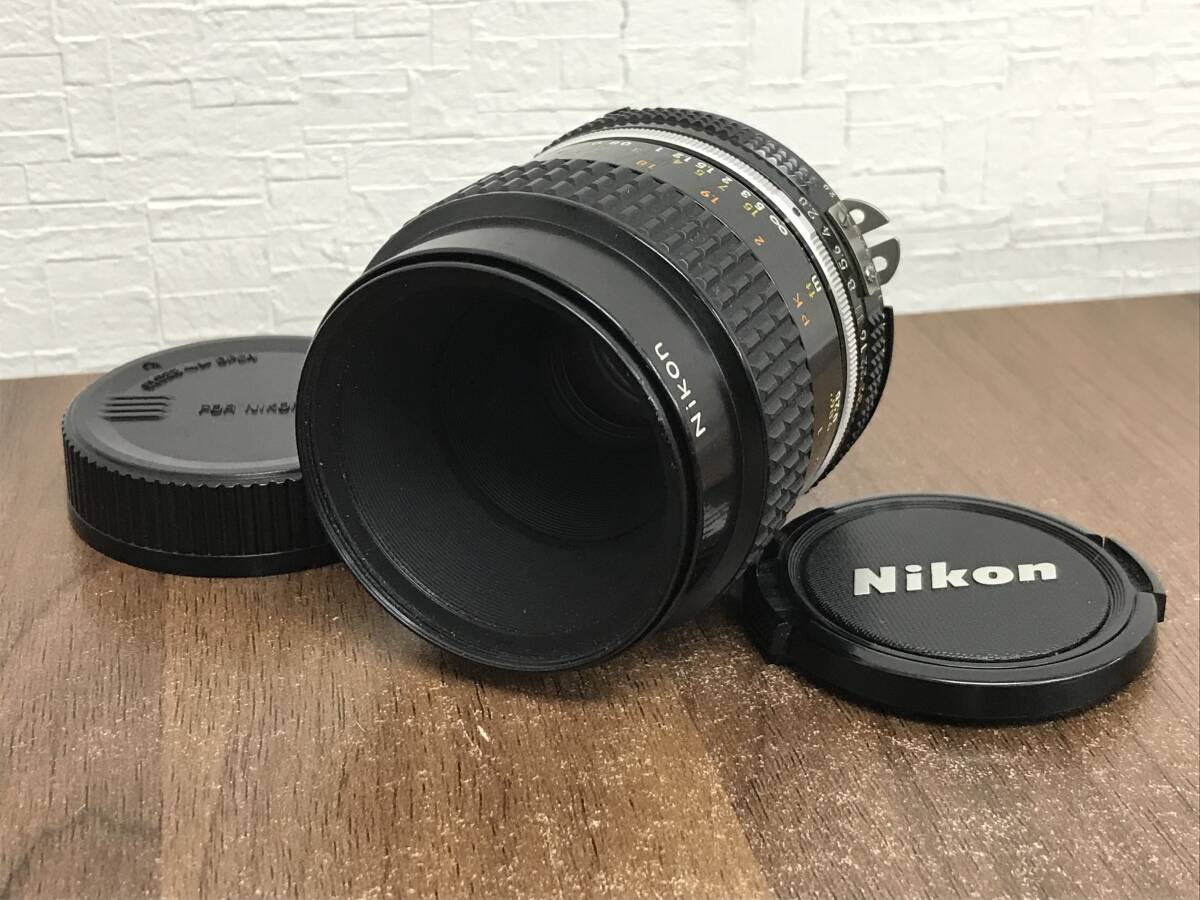 H1026 Nikon Nikkor Micro 55mm f2.8 Ais Ai-s 一眼レフ カメラレンズ 単焦点 標準レンズ 動作確認済み