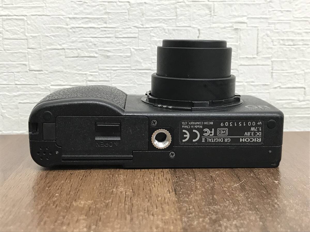 H1035 RICOH リコー GR DIGITAL II コンパクトデジタルカメラ リングキャップ欠品 動作確認済み