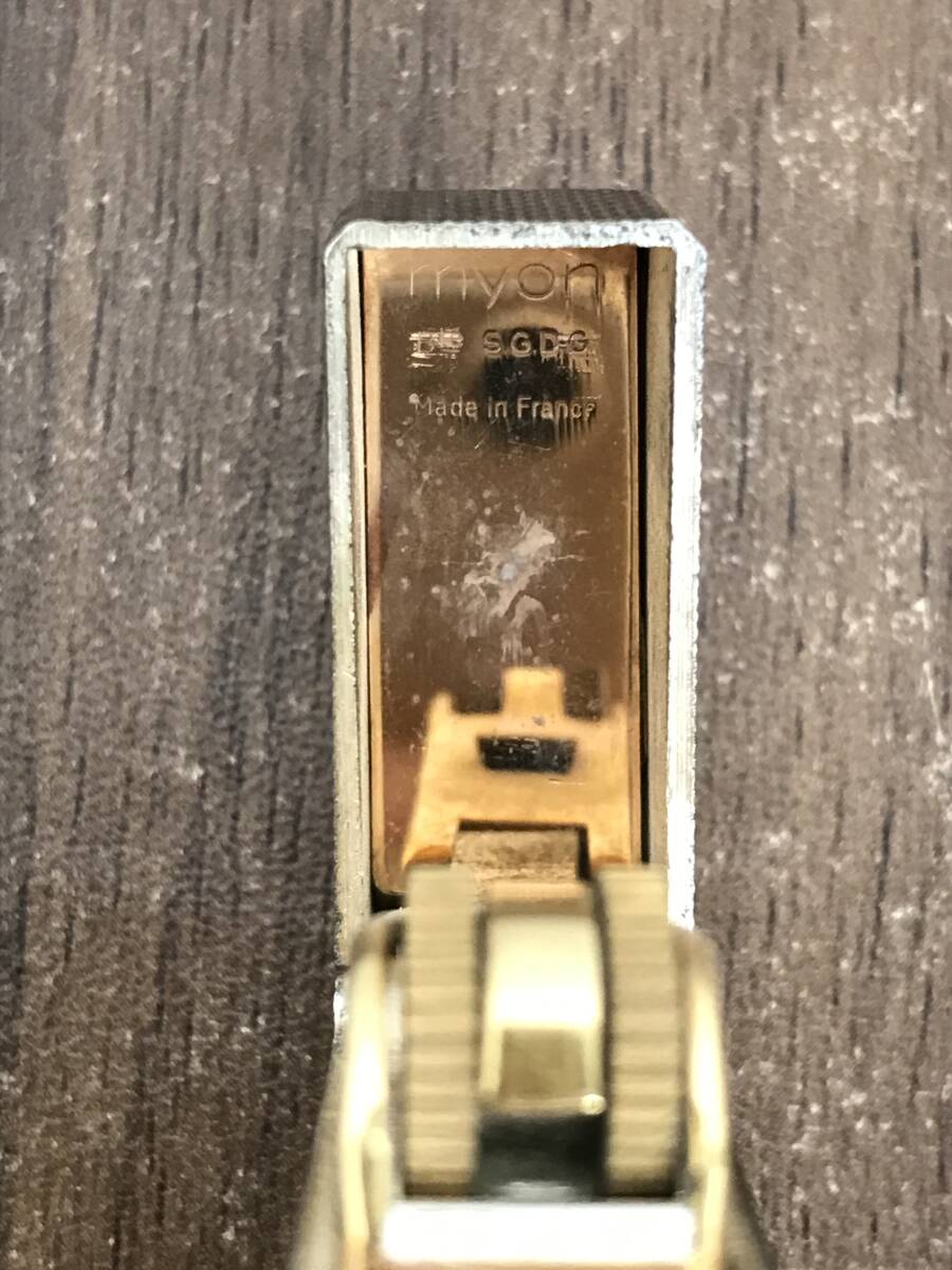 H1036[1 jpy start ]myonmiyon lighter Gold SGDG Junk 