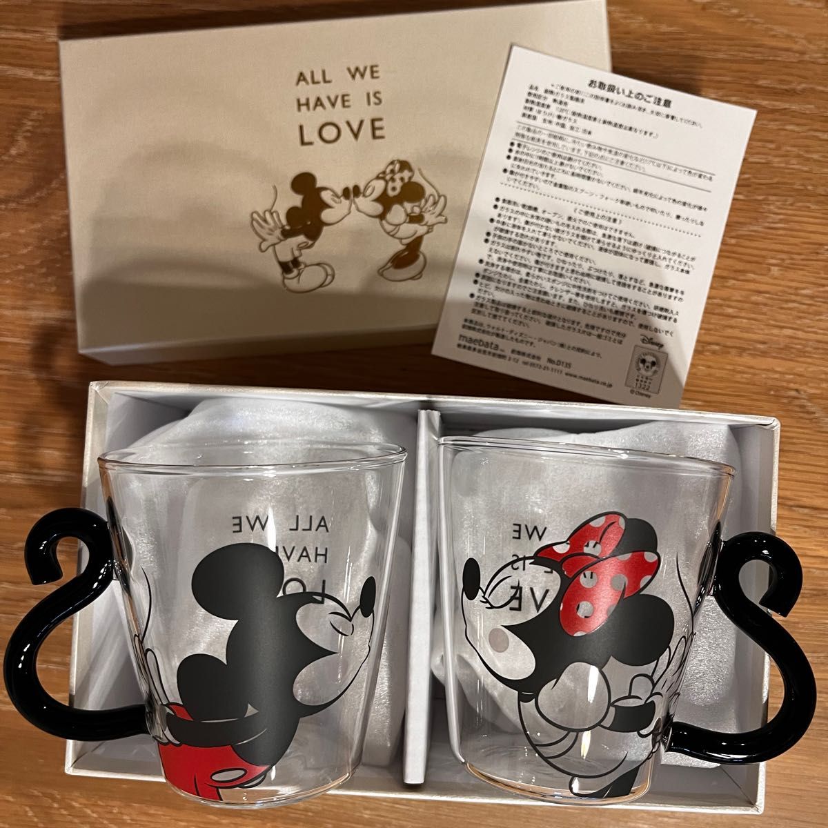 限定値下げ！！Disney 耐熱ペアマグ 290ml D-MF62 （ミッキー＆ミニー）