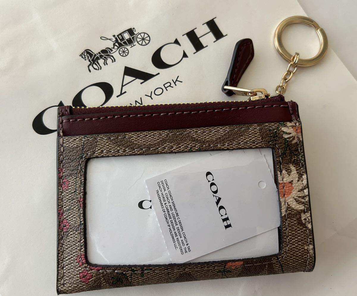 ［送料無料］新品◆コーチ COACH◆C8733 財布 キーリング付 小銭入れ コインケース キーケース パスケース、IDケース FB_画像2