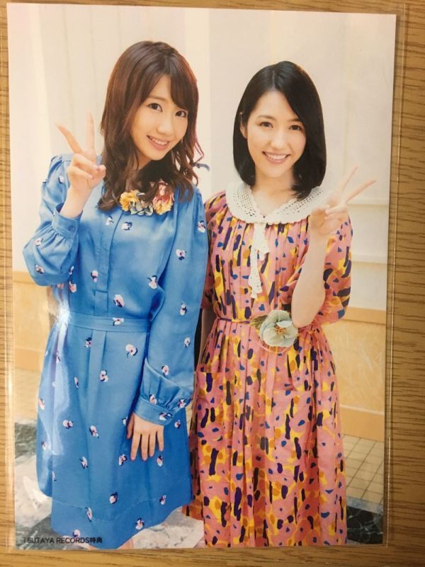 AKB48 店舗特典 唇にBe my baby TSUTAYA特典 生写真 柏井由紀 渡辺麻友_画像1