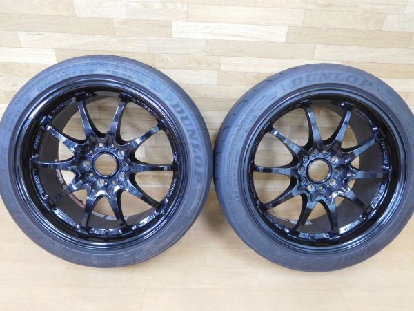 14-408◆鍛造!!★RAYS ボルクレーシング CE28N★17in8.5J+50 2本★NSX, AP1/AP2 S2000,FD3S RX-7,GDB インプレッサ,シビック BBS TE37の画像1