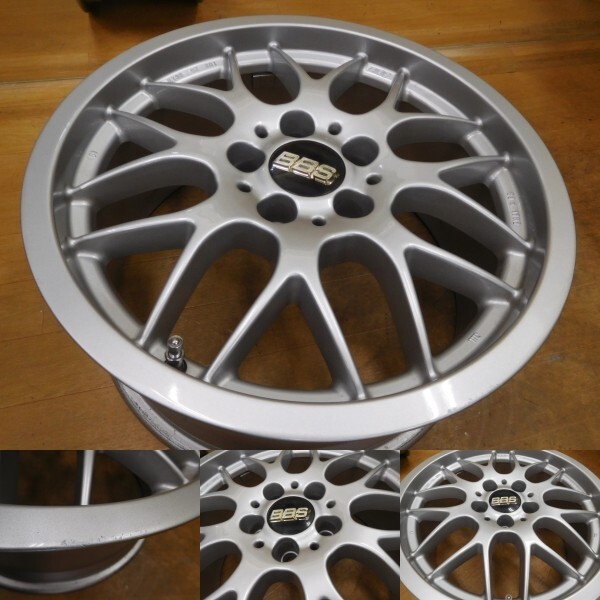 14-433◆キレイ!!希少★BBS RX★17in8J+35 112-5H★BENZ,AUDI,VWワーゲン◆SR LM RX RS RGの画像2