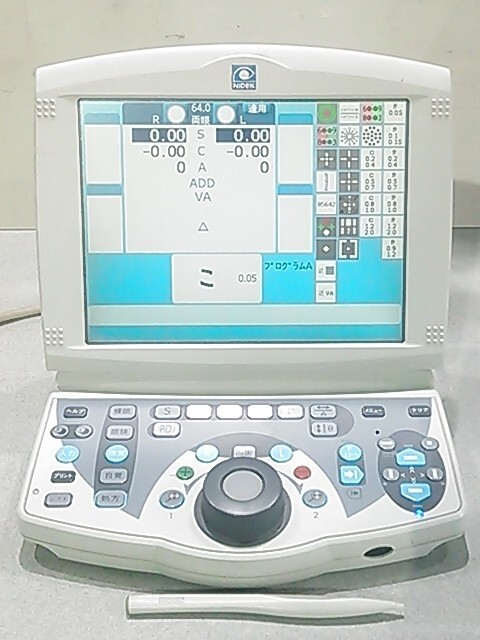 NIDEK система стол ST-5100 авто зеркальный lakto измерительный прибор AR-330A зеркальный lakta-RT-5100 chart SSC-330 работа хороший A2138