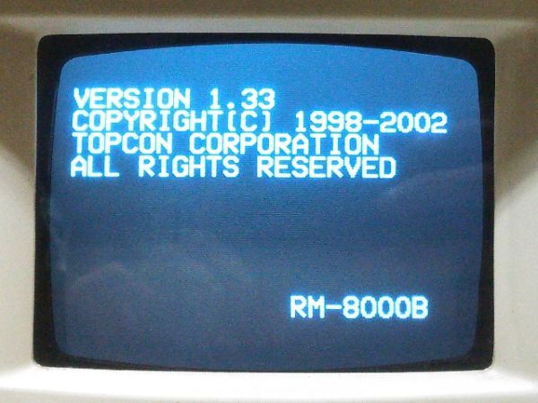 (1円スタート！) TOPCON トプコン オートレフラクトメータ RM-8000B 眼圧測定器 眼鏡検査 動作良好 A2177の画像3