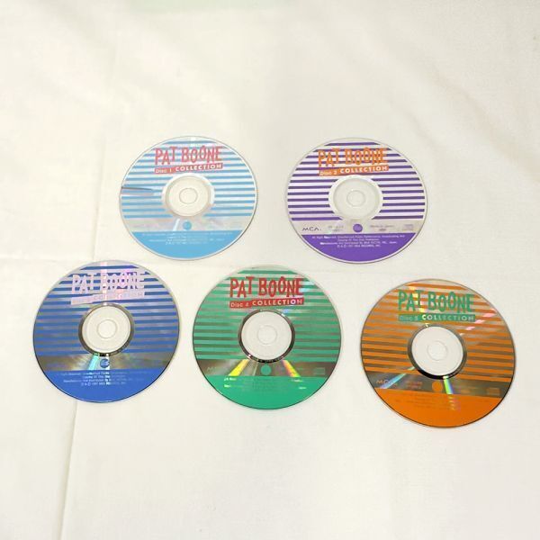 04476【中古】CD PAT BOONE COLLECTION BOX 5枚組 オリジナル・ヒット 映画音楽
