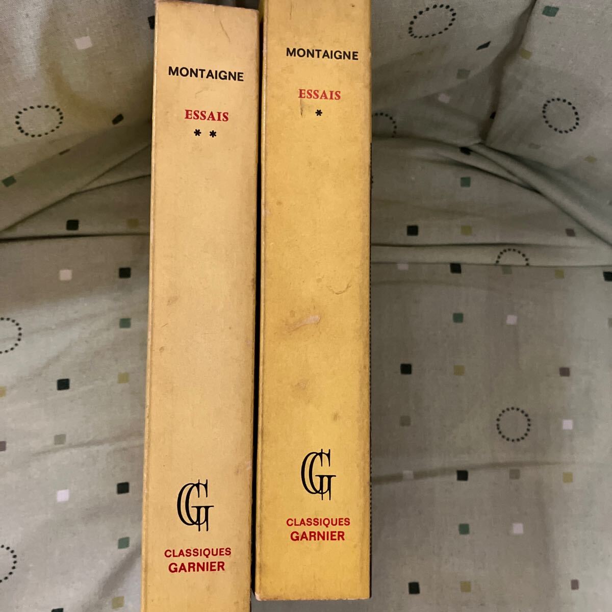 Essais 2 tomes Montaigne Gamier エセーモンテーニュ　中古書籍　2冊　フランス語　洋書 _画像5