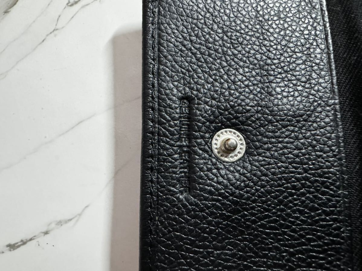  Calvin Klein leather key case black black 