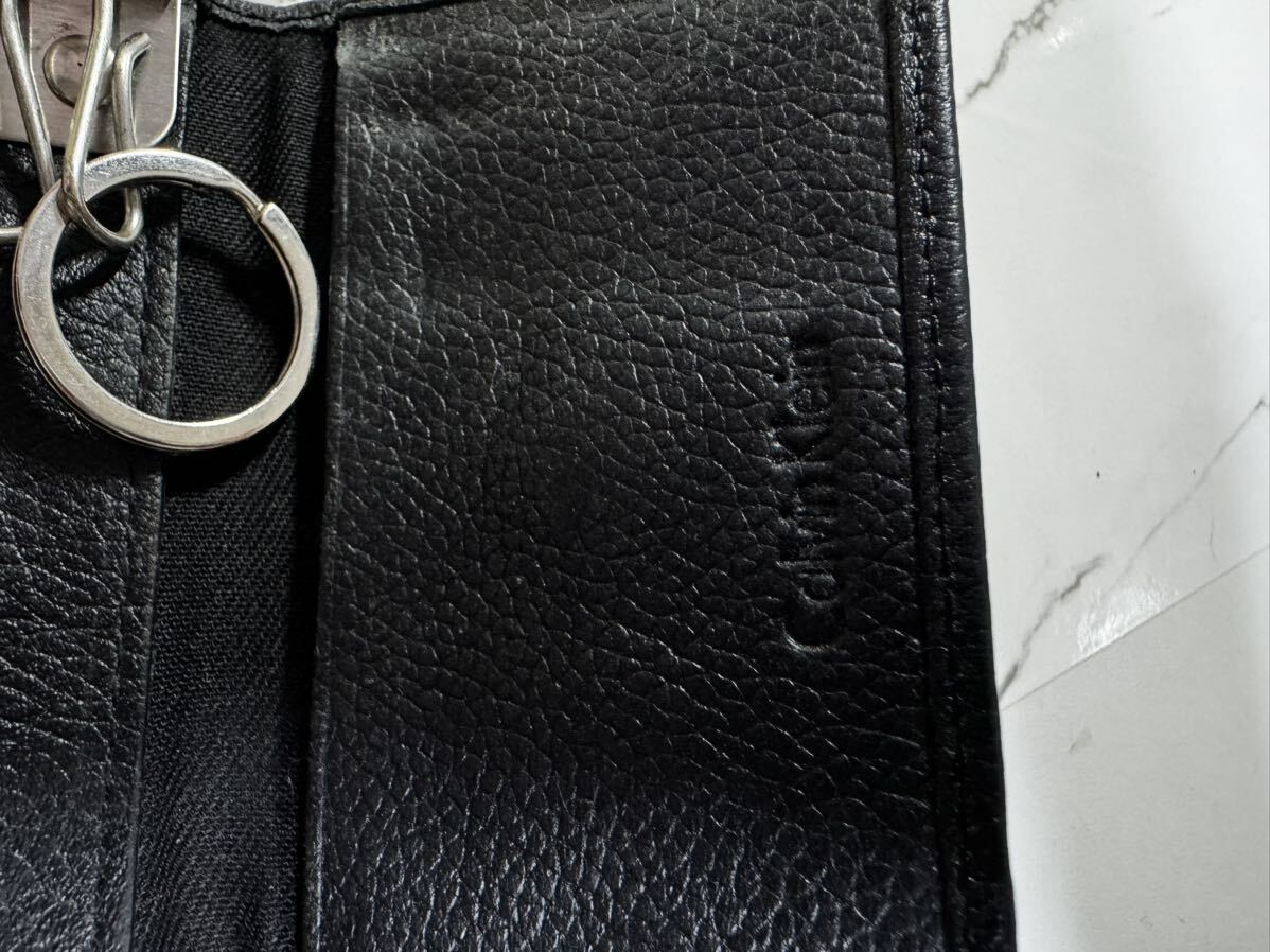  Calvin Klein leather key case black black 