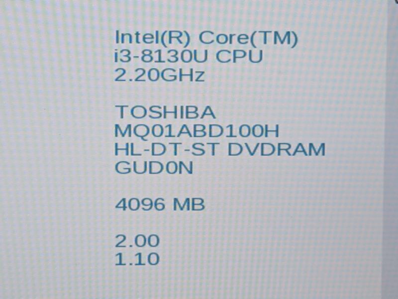 【中古】TOSHIBA dynabook T45/GGSI PT45GGS-SEI3_画像7