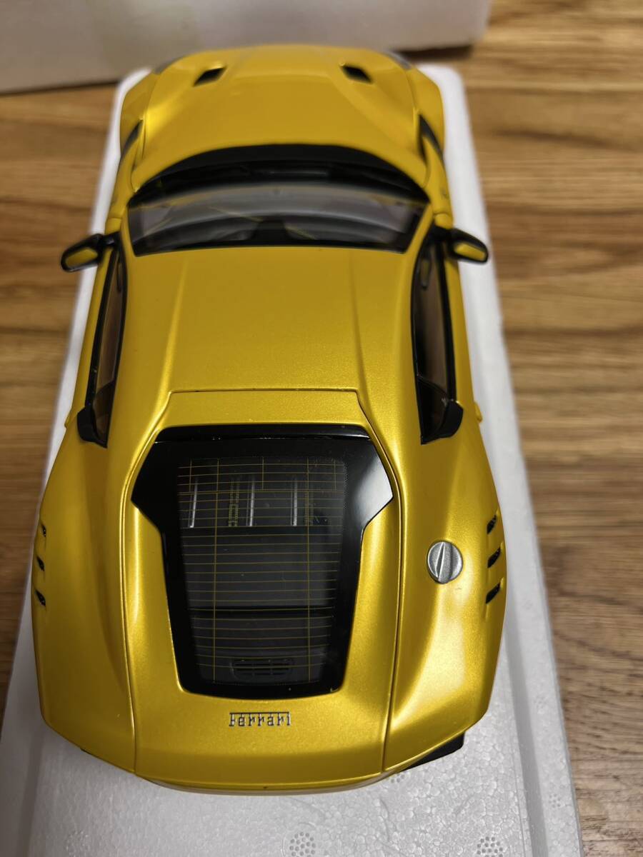 1円スタート 超美品 BBR 1/18 Ferrari F12 tdf Giallo Tristrato フェラーリ イエローの画像6