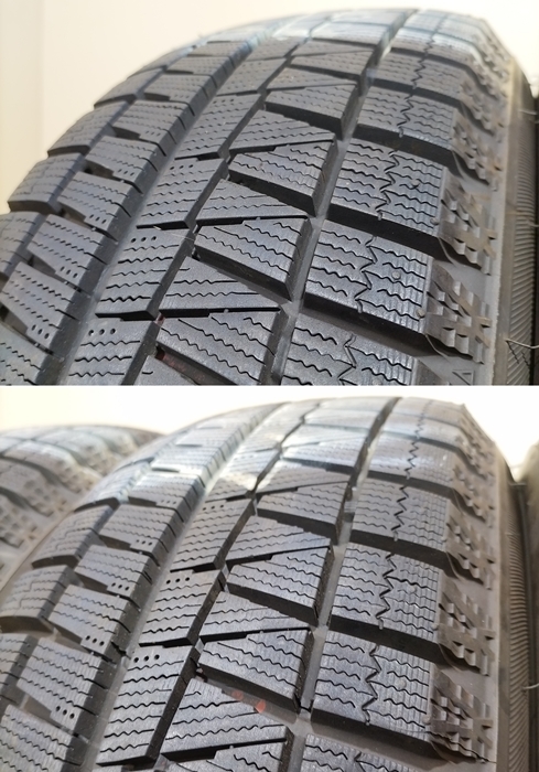 BRIDGESTONE ブリヂストン 185/60R15 84Q ICE PATNER 2 冬タイヤ スタッドレスタイヤ 4本セット [ W2735 ] 中古タイヤ_画像4