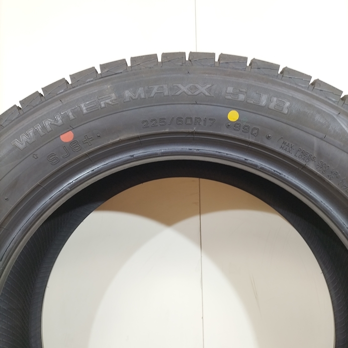 DUNLOP ダンロップ 225/60R17 99Q WINTER MAXX SJ8 スタッドレスタイヤ 冬タイヤ 1本 [ W2818 ] 中古タイヤ_画像5