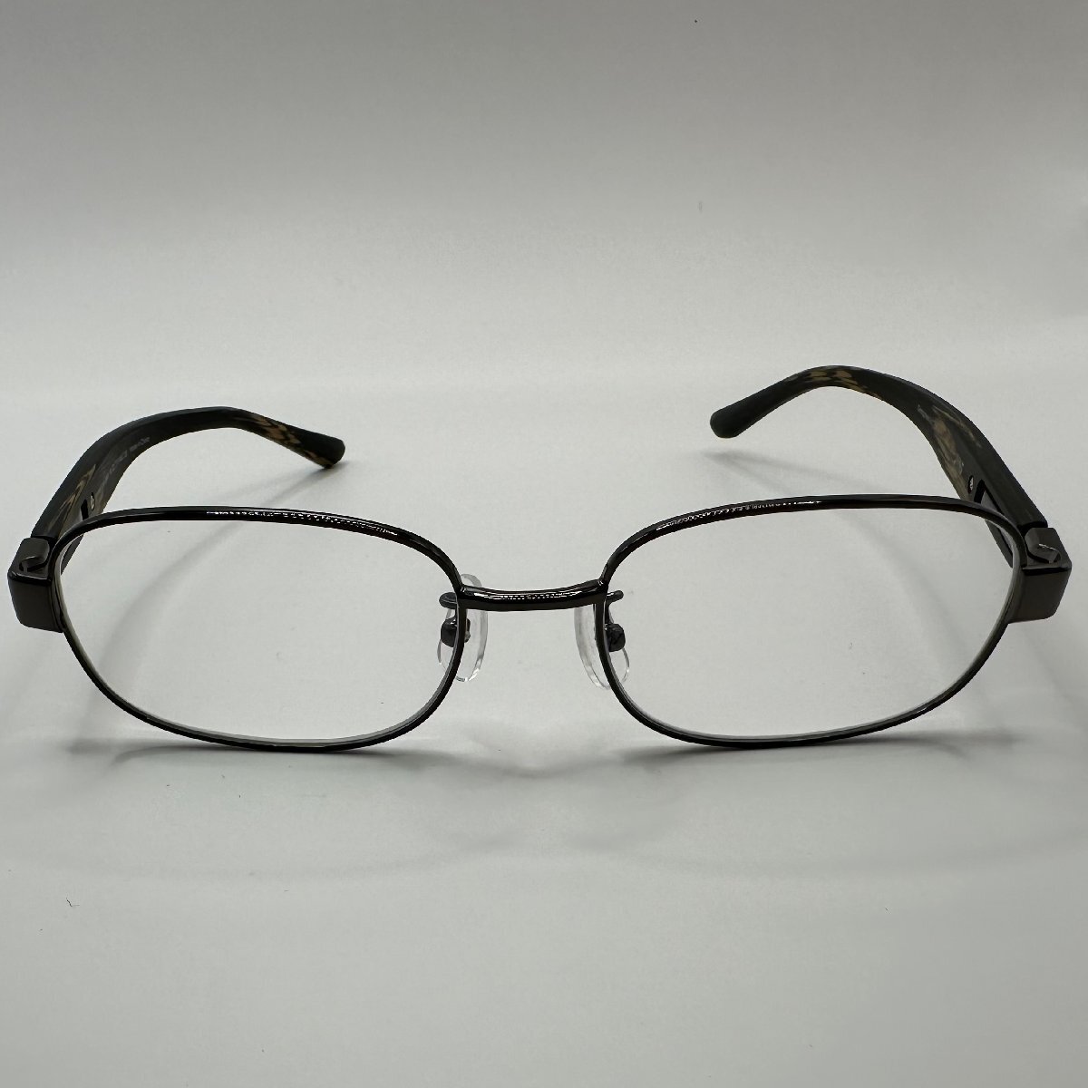 q339 美品 JINS ジンズ MMF-16A-344A 93　眼鏡　メガネフレーム　ケース付き_画像5