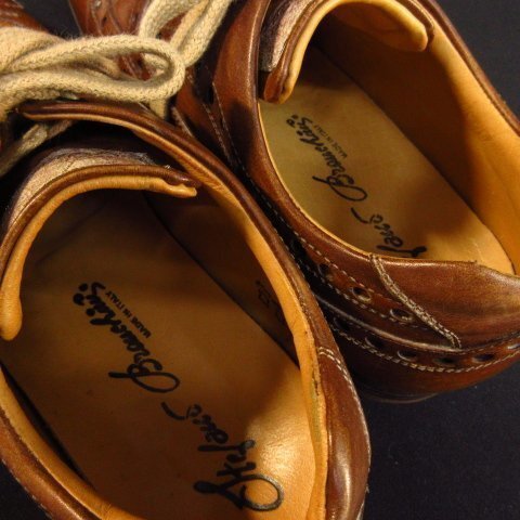 4540 present condition stereo fano Blanc key niStefano Branchini Italy made leather shoes shoes B1811 5.1/2 Brown 