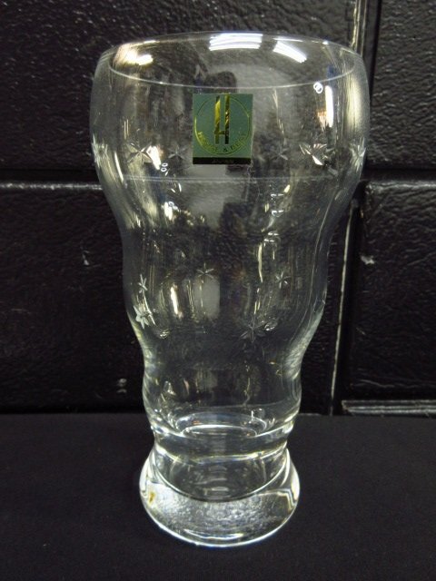 t3683　未使用保管品　ホヤ クリスタル　タンブラー5点　グラス　ビアグラス　コップ　5種柄　日本製　HOUSE＆BEST　HOYA_画像2