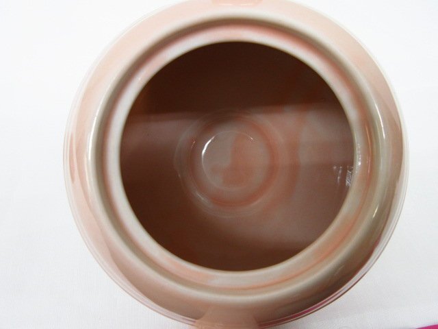 t1496　未使用保管品　アフタヌーンティー　ポット　急須　茶器　陶器製　ピンク　カフェ風　AFTERNOON TEA_画像6