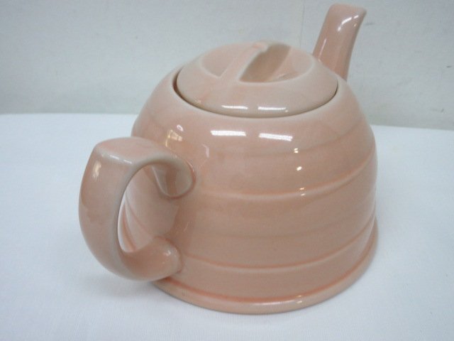 t1496　未使用保管品　アフタヌーンティー　ポット　急須　茶器　陶器製　ピンク　カフェ風　AFTERNOON TEA_画像3