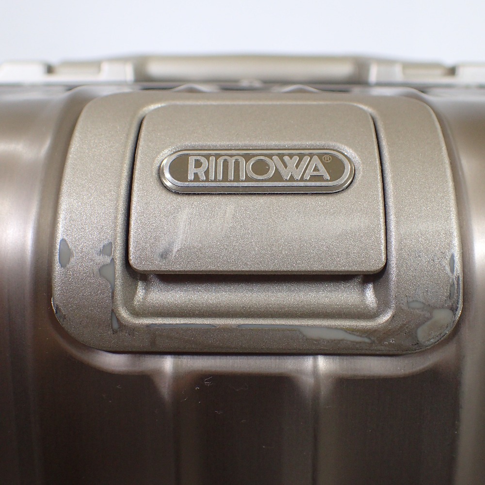 1円 RIMOWA リモワ 945.77 トパーズ チタニウム 98L 4輪キャリーケース/ キャリーバッグの画像9