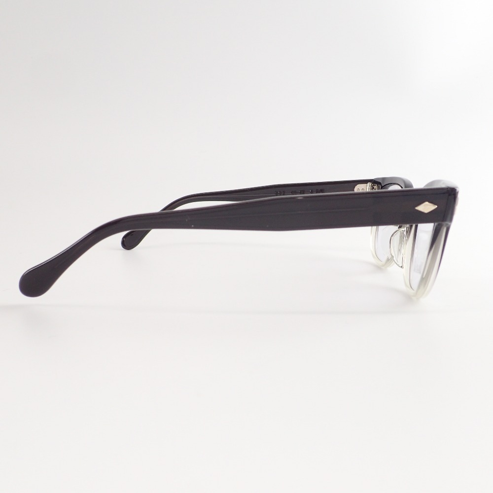 【美品】TART OPTICAL タートオプティカル BRYAN BLACK GRAY FADE ブライアン メガネフレーム 眼鏡 46-22の画像3