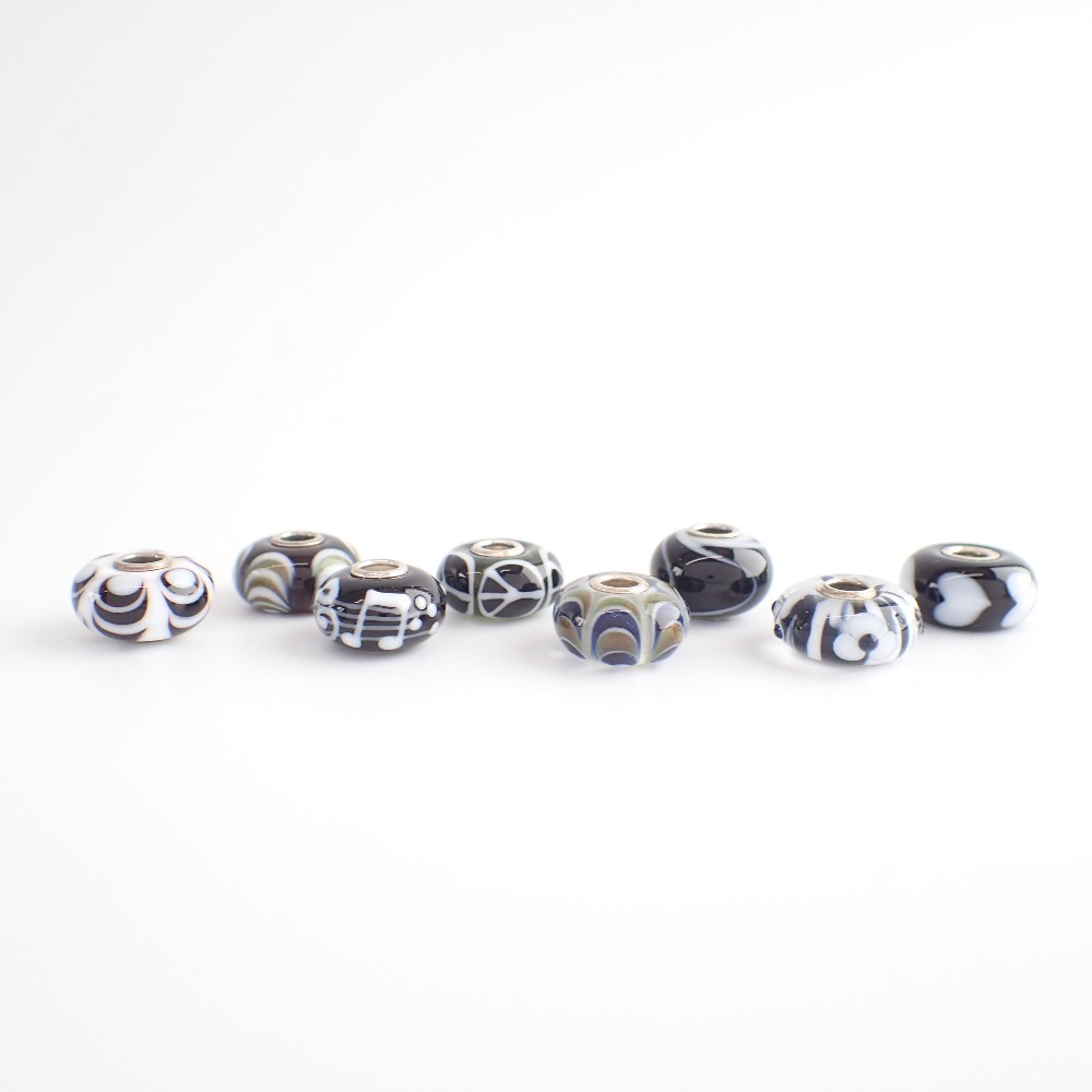 TROLLBEADS トロールビーズ 925S ユニーク ガラスビーズ 計50点の画像8