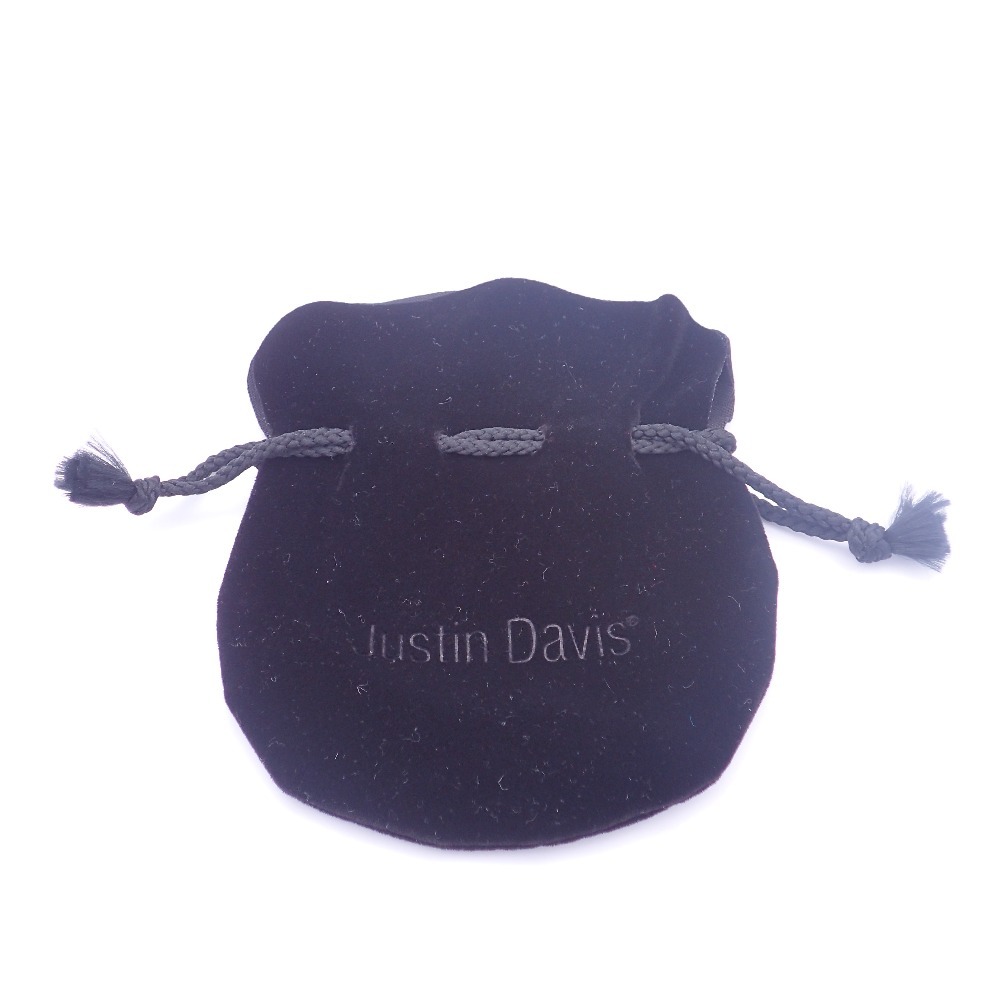 JustinDavis ジャスティンデイビス SPJ120-1 925 CLASSICAL クラシカル オニキス/ホワイトトパーズ クロス ペンダントトップの画像7