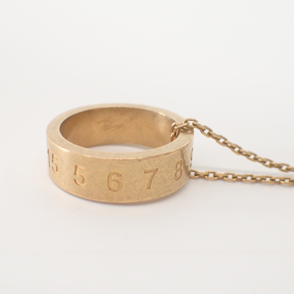 [ beautiful goods ]Maison Margiela mezzo n Margiela 11 SI8UU0001SV0129950 925 number ring necklace Gold 