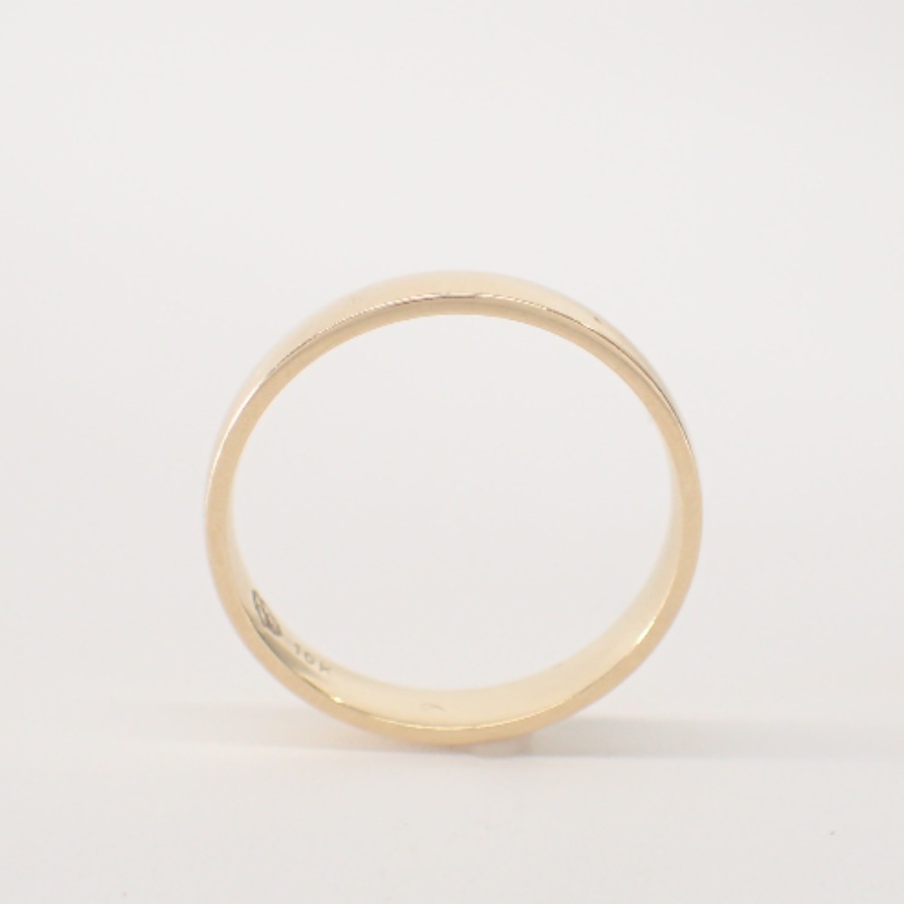 [1 jpy ]AVALANCHEava lunch K10 plain ring * ring yellow gold 