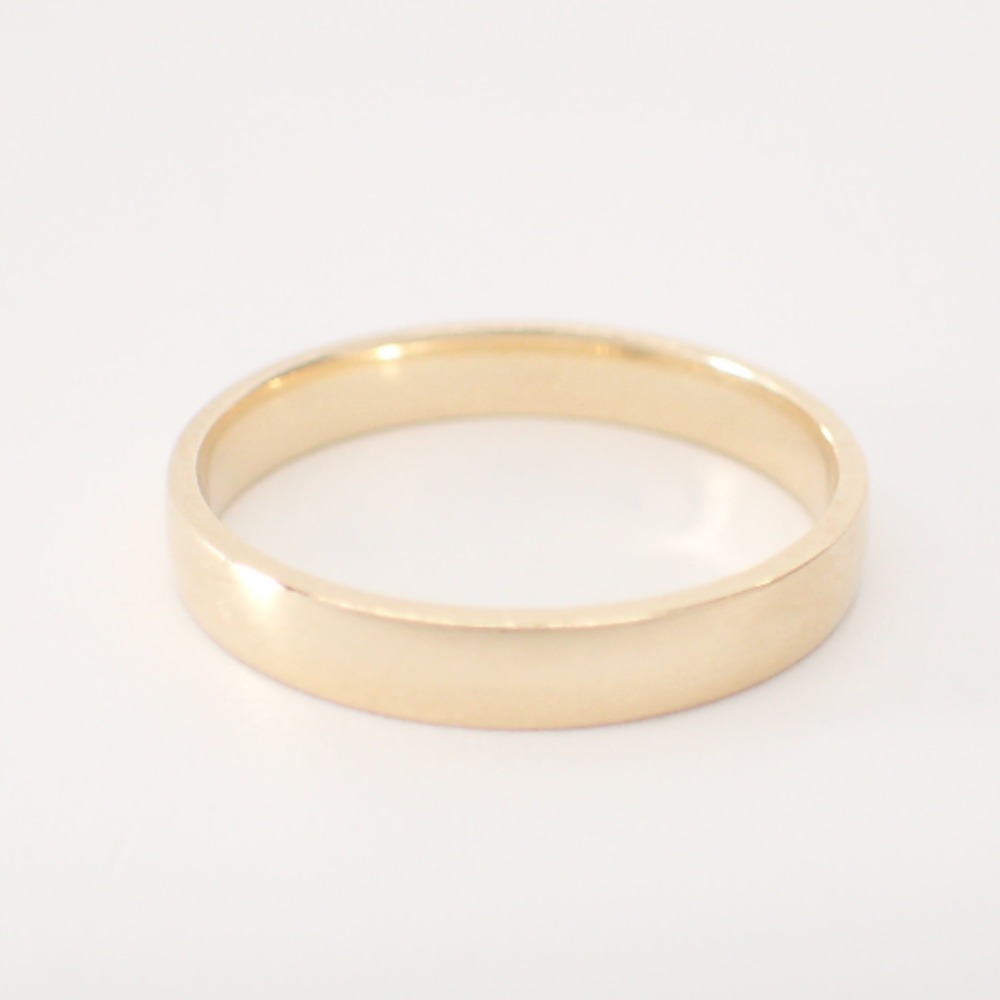 [1 jpy ]AVALANCHEava lunch K10 plain ring * ring yellow gold 