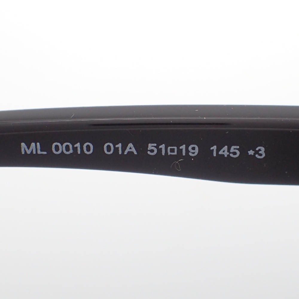 MONCLER モンクレール ML0010 01A ウェリントン型 サングラス 51□19-145 ブラック メンズ_画像6