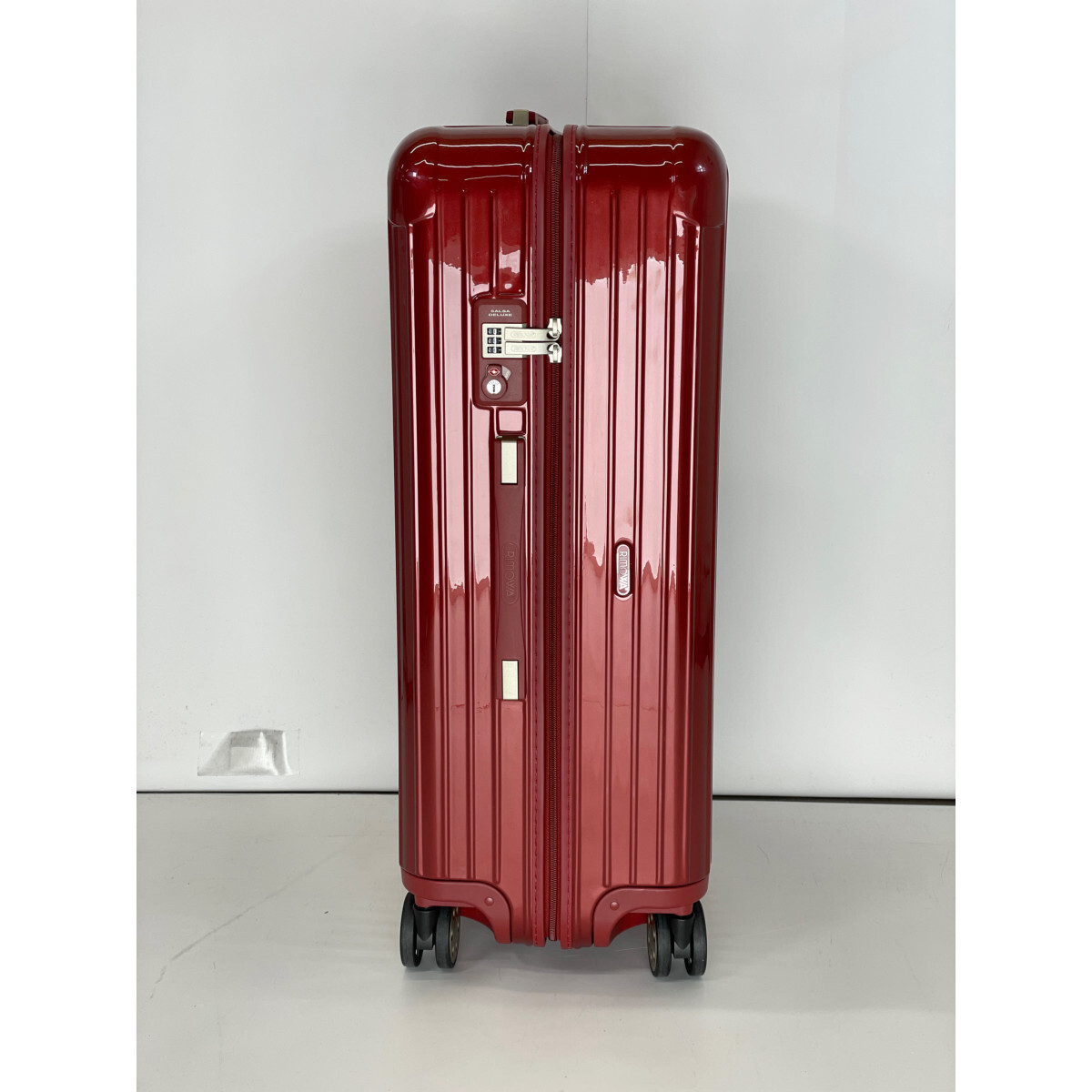 [ как новый /1 иен ]RIMOWA Rimowa 830.70 cальса Deluxe 78L мульти- колесо 4 колесо чемодан дорожная сумка Orient красный 