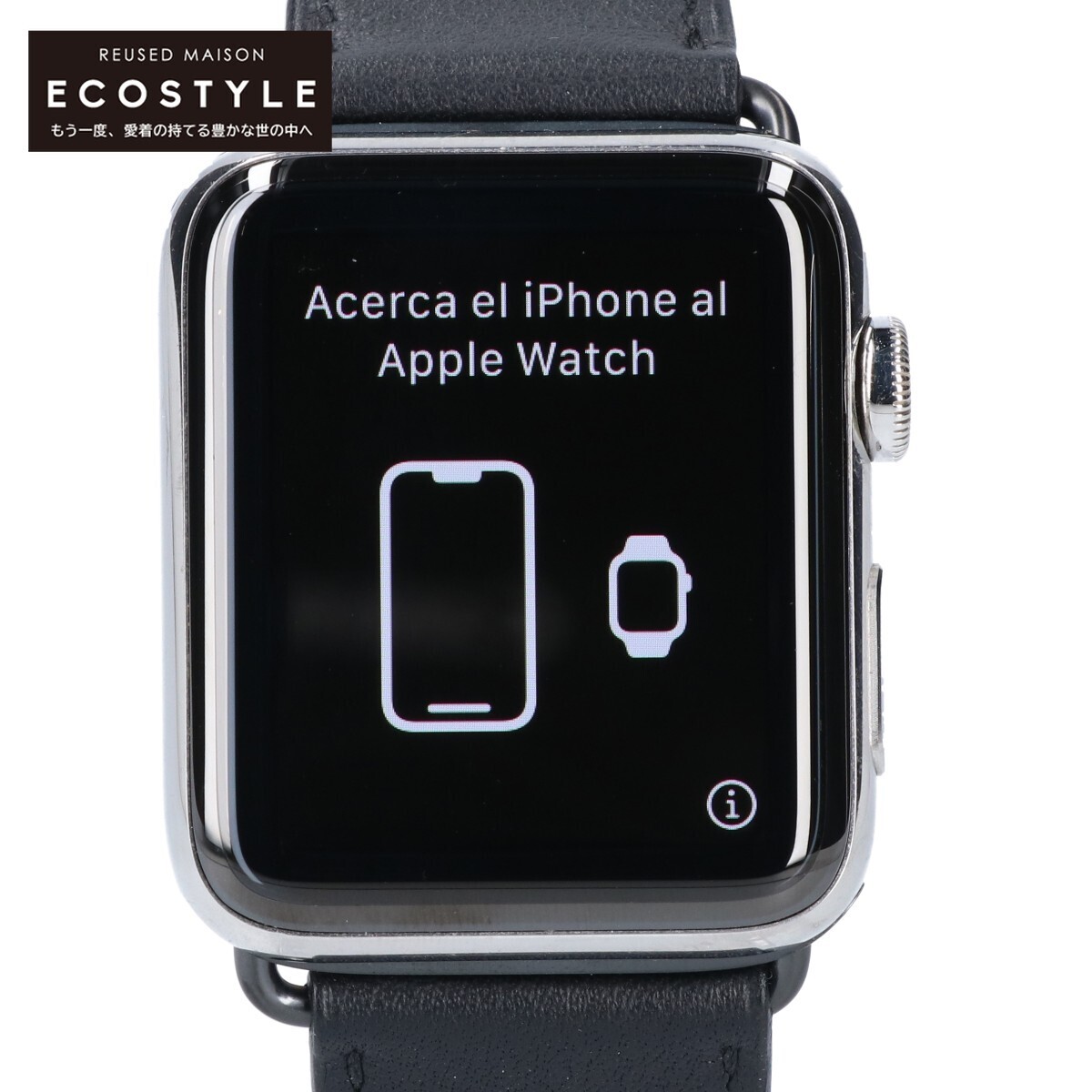 HERMES Hermes xApple Watch Apple часы Series 3 42mm SS кейс GPS простой палец на ноге ruvo-barenia смарт-часы серебряный 
