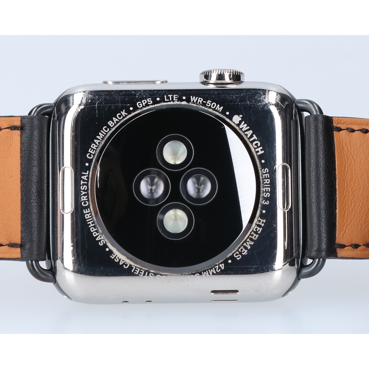 HERMES Hermes xApple Watch Apple часы Series 3 42mm SS кейс GPS простой палец на ноге ruvo-barenia смарт-часы серебряный 