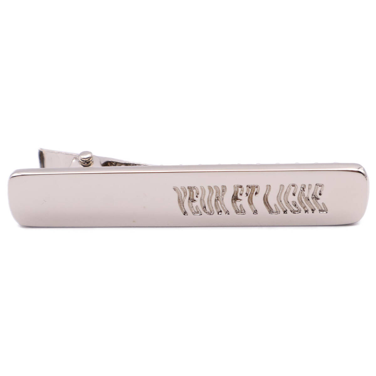 [1 jpy / beautiful goods ] PLUIEpryui silver rear da clip Yeux et ligne Logo Clip total 2 point hair accessory 