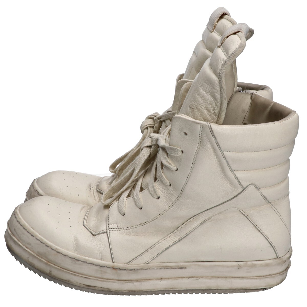 Rick Owens リックオウエンス 32783 GEOBASKETジオバスケット メガバンパー スニーカー/ シューズ 43 ホワイト メンズ