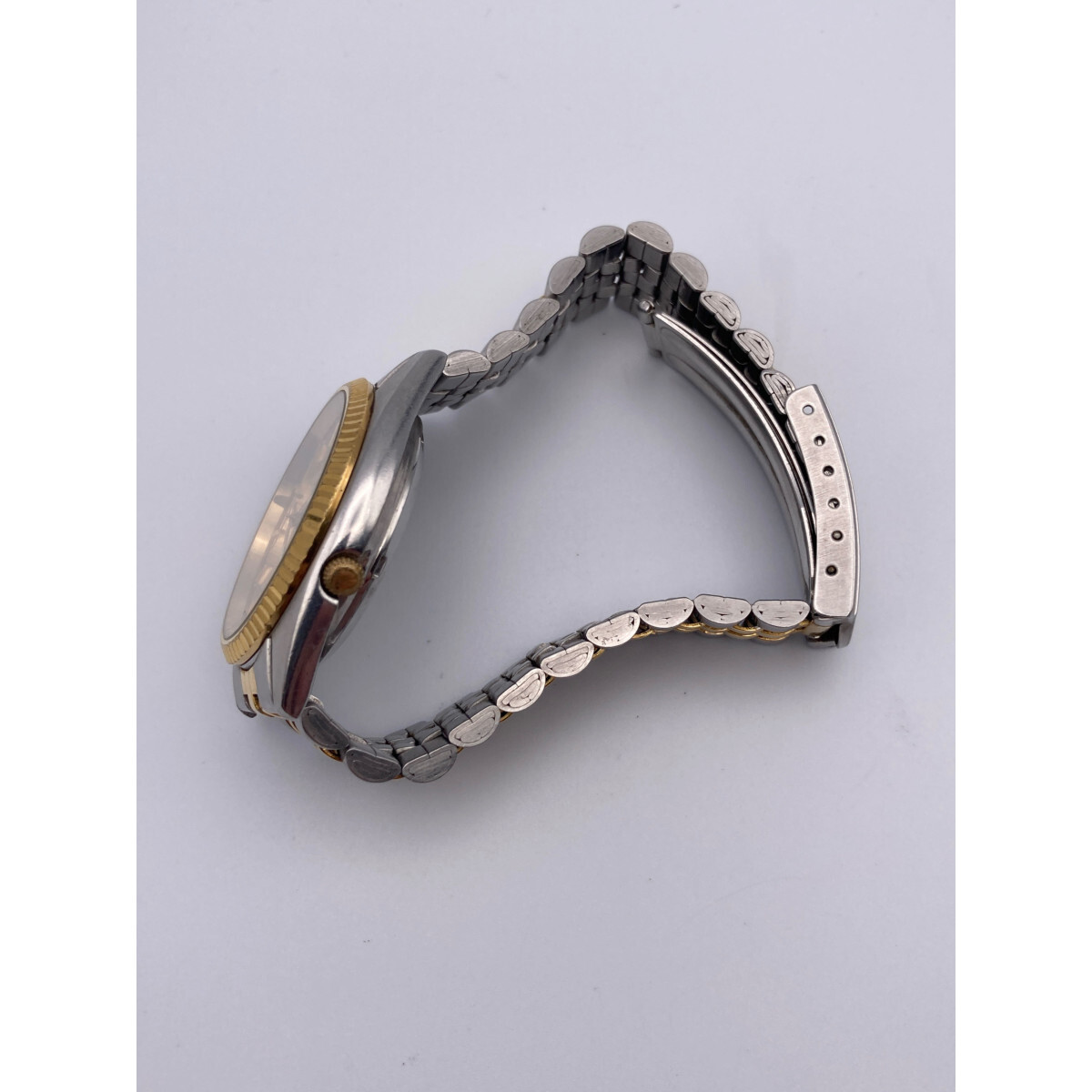 SEIKO セイコー セイコーファイブ 7009-3110 デイデイト 自動巻き 腕時計 シルバー/ゴールド メンズ_画像3