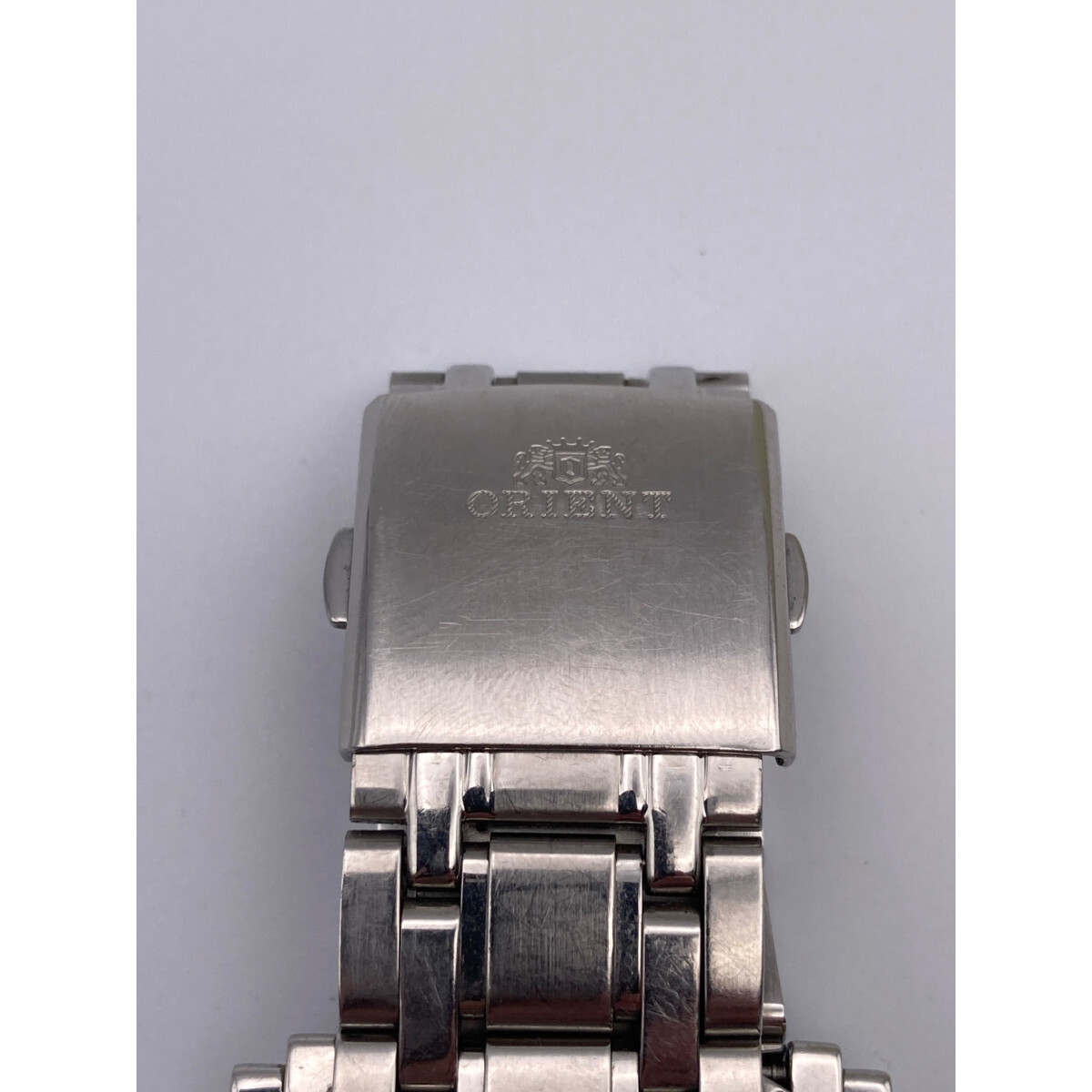 ORIENT オリエント ETAC-C2 デイデイト ネイビー文字盤 自動巻 腕時計 シルバー/ネイビー メンズの画像5