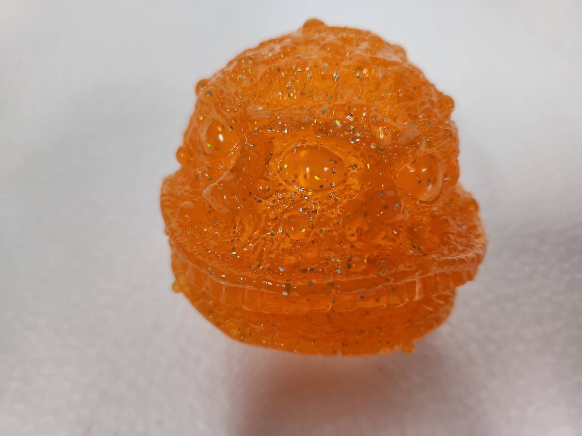 ソフビ Sofubi NAGNAGNAG NAGBALLS クリアー ラメ ORANGEの画像1