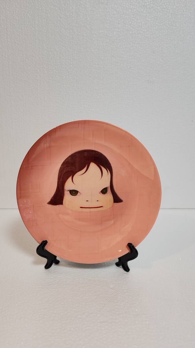 【模写】奈良美智 Yoshitomo Nara Ceramic 飾り皿 PLATE Diam. 20CM #26_画像1